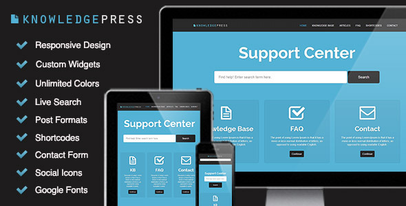 Responsive Knowledge Base & FAQ WordPress Theme best premium wordpress themes Responsive Knowledge Base & FAQ WordPress Theme