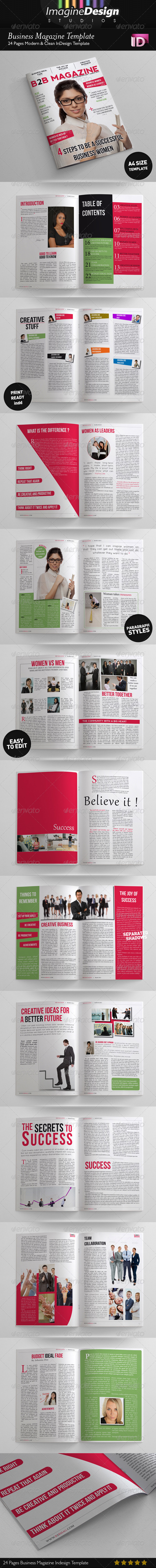 GraphicRiver 24 Pages Business Magazine Template 3728159 GraphicRiver 24 Pages Business Magazine Template 3728159