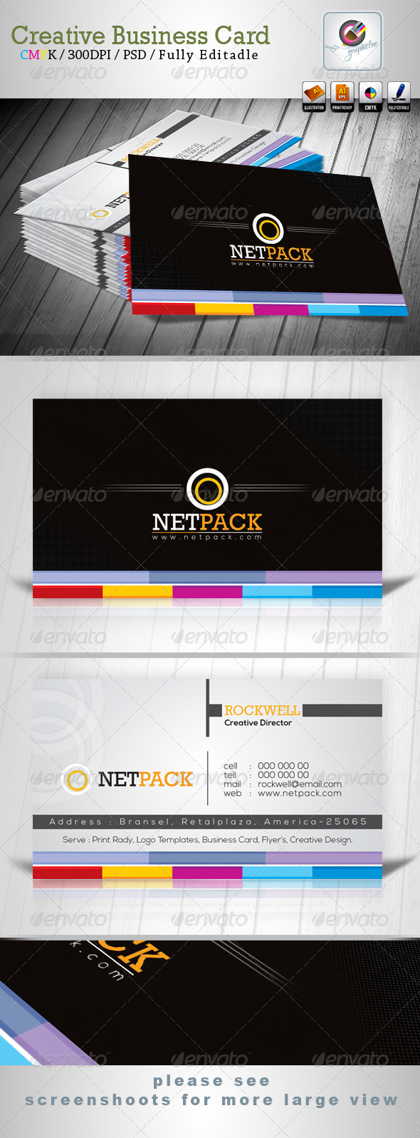 GraphicRiver Netpack Business Card Templates 3670421 GraphicRiver Netpack Business Card Templates 3670421