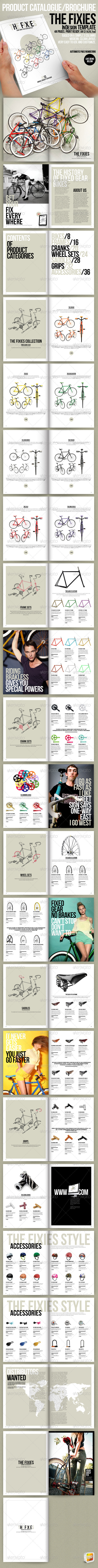 The Fixies-Product Catalogue InDesign template - Catalogs Brochures
