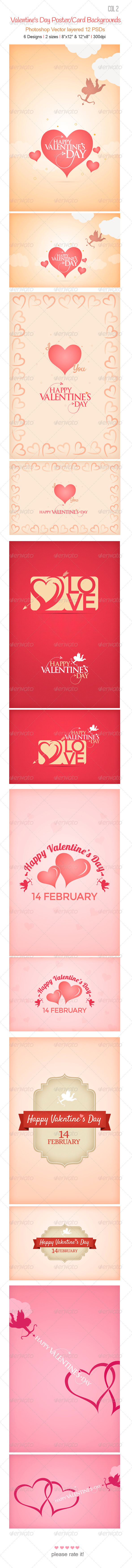 Valentine's Day Backgrounds col 2 - Miscellaneous Backgrounds