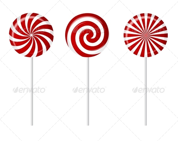 GraphicRiver Striped Candy Vector 3741512 GraphicRiver Striped Candy Vector 3741512