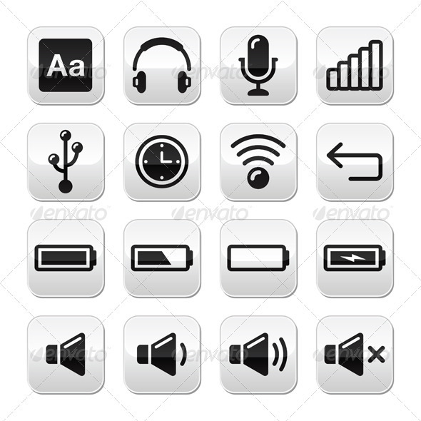 GraphicRiver Electronic device Computer software buttons set 3744420 GraphicRiver Electronic device Computer software buttons set 3744420