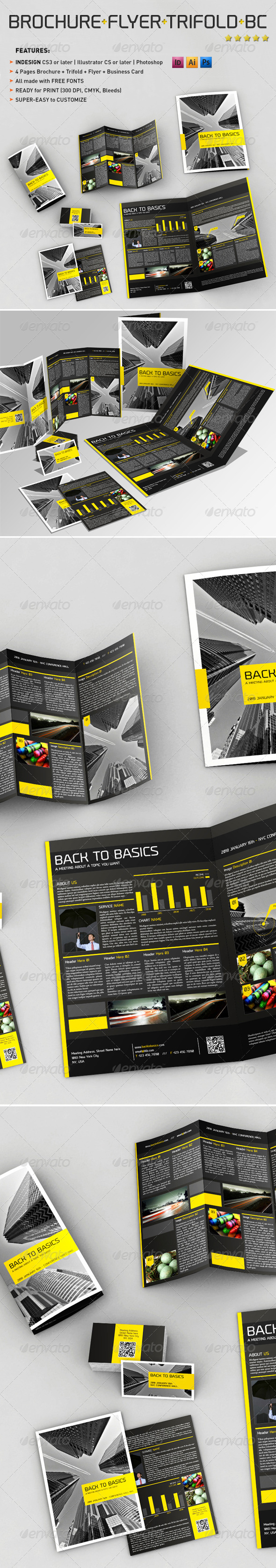 GraphicRiver 4 Pages Brochure & Trifold & Flyer & Business Card 3744520 GraphicRiver 4 Pages Brochure & Trifold & Flyer & Business Card 3744520