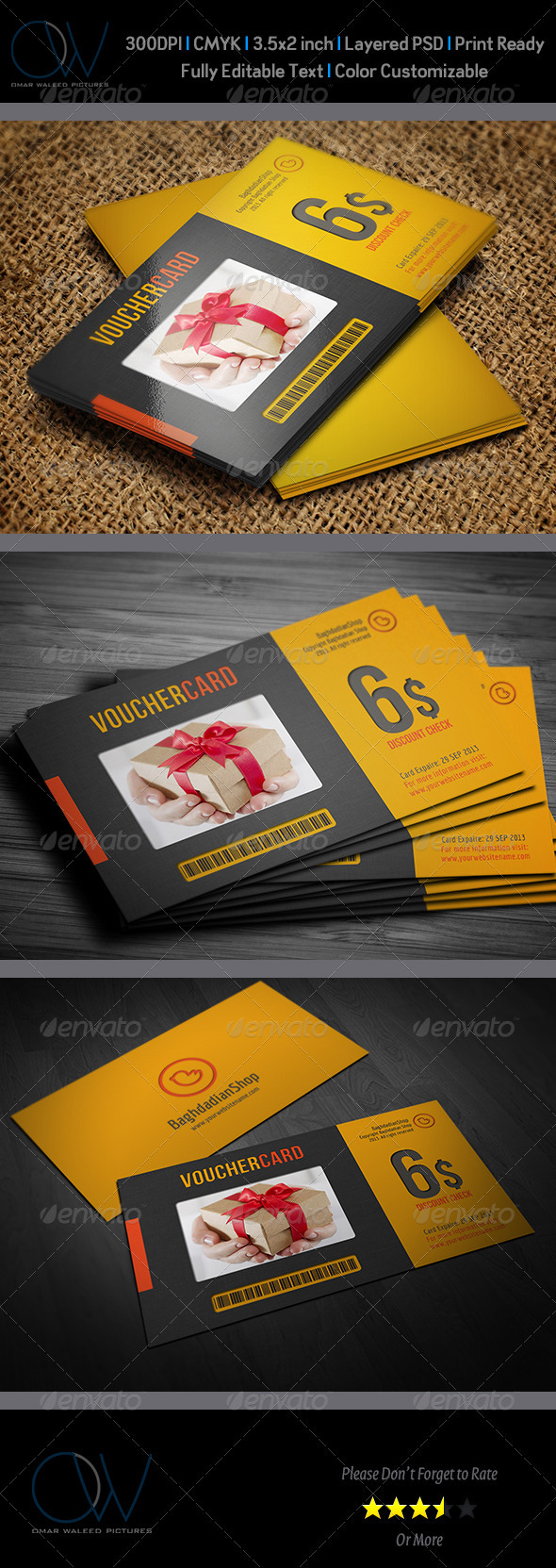 GraphicRiver Gift Voucher Card Vol 2 3691337 GraphicRiver Gift Voucher Card Vol 2 3691337