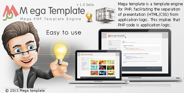 CodeCanyon Mega PHP Template Engine v1.0 3753511 CodeCanyon Mega PHP Template Engine v1.0 3753511