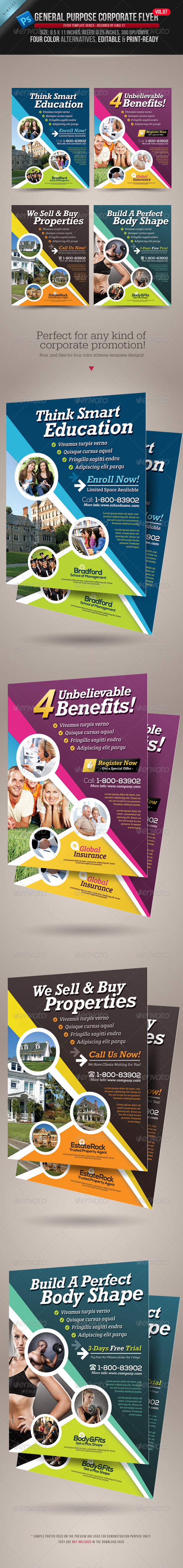 GraphicRiver General Purpose Corporate Flyer Vol.07 3762813 GraphicRiver General Purpose Corporate Flyer Vol.07 3762813