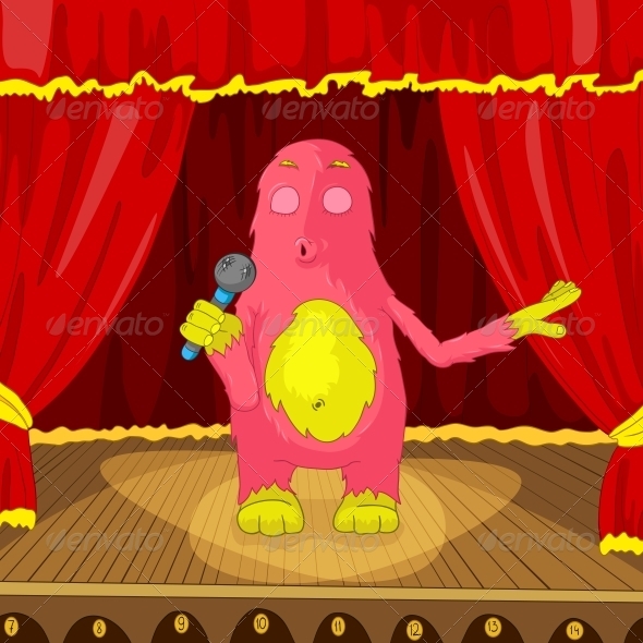 GraphicRiver Funny Monster 3764314 GraphicRiver Funny Monster 3764314