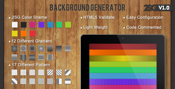CodeCanyon Background Generator 3764351 CodeCanyon Background Generator 3764351