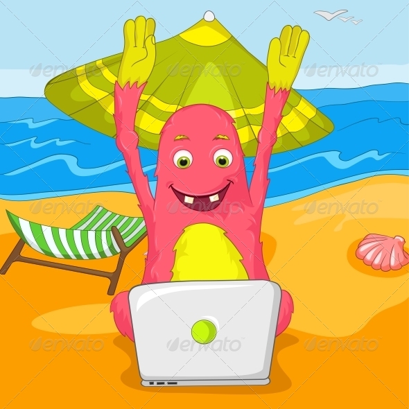 GraphicRiver Funny Monster 3764405 GraphicRiver Funny Monster 3764405