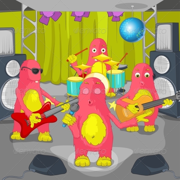 GraphicRiver Funny Monster 3764525 GraphicRiver Funny Monster 3764525