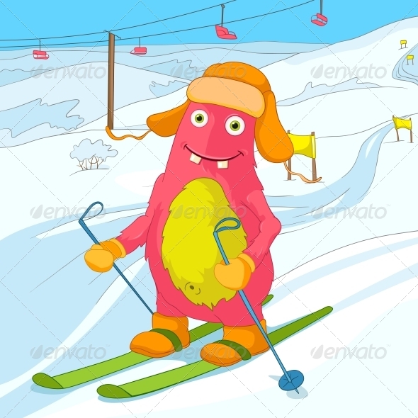GraphicRiver Funny Monster 3764926 GraphicRiver Funny Monster 3764926