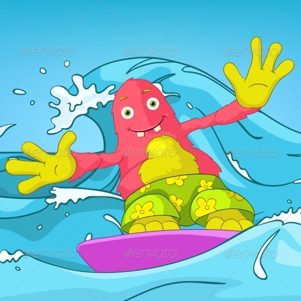 GraphicRiver Funny Monster 3765186 GraphicRiver Funny Monster 3765186