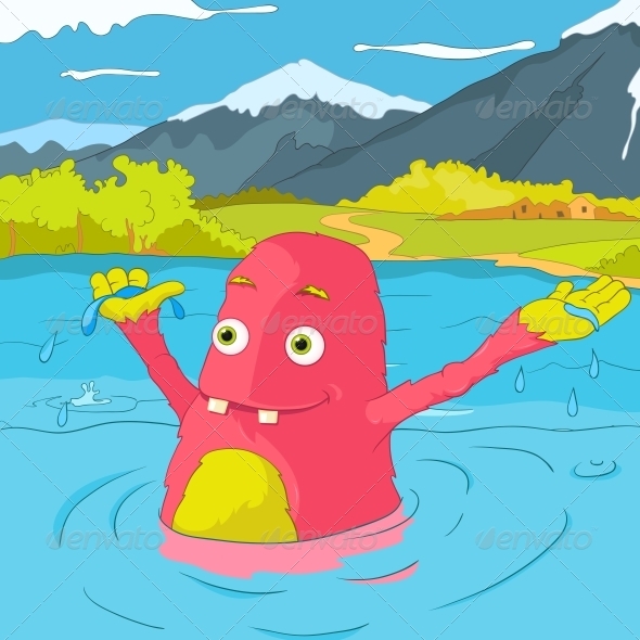 GraphicRiver Funny Monster 3765333 GraphicRiver Funny Monster 3765333