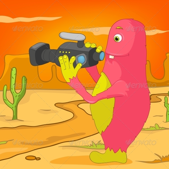 GraphicRiver Funny Monster 3765782 GraphicRiver Funny Monster 3765782