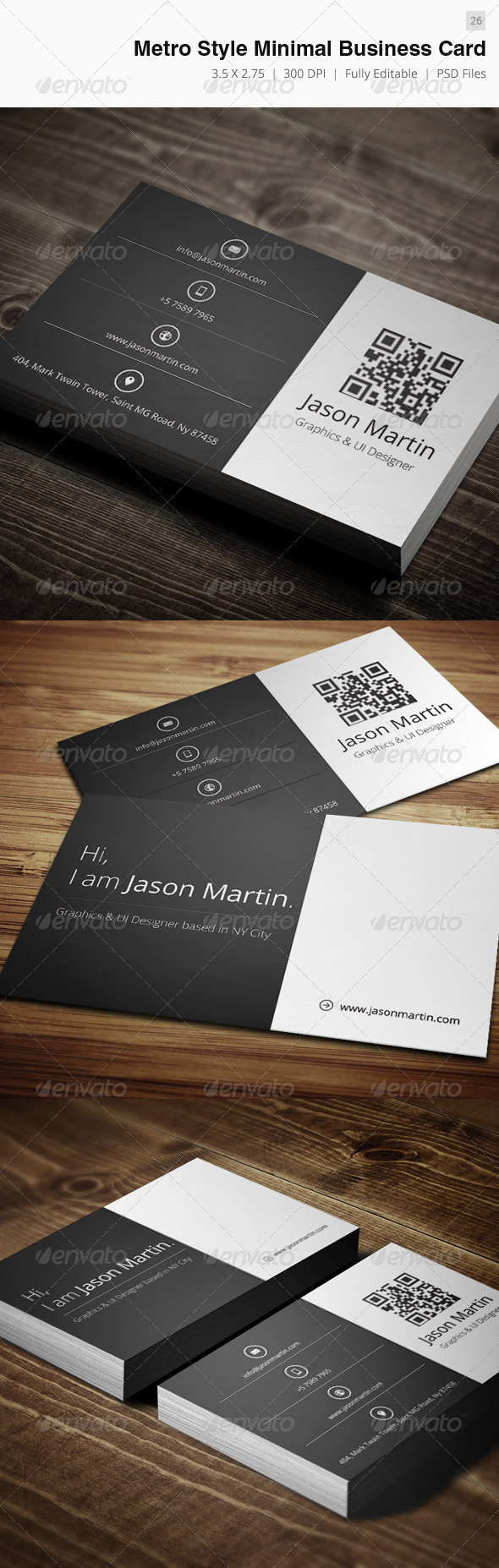 Minimal Creative Business Card - 26 - Creative Business Cards