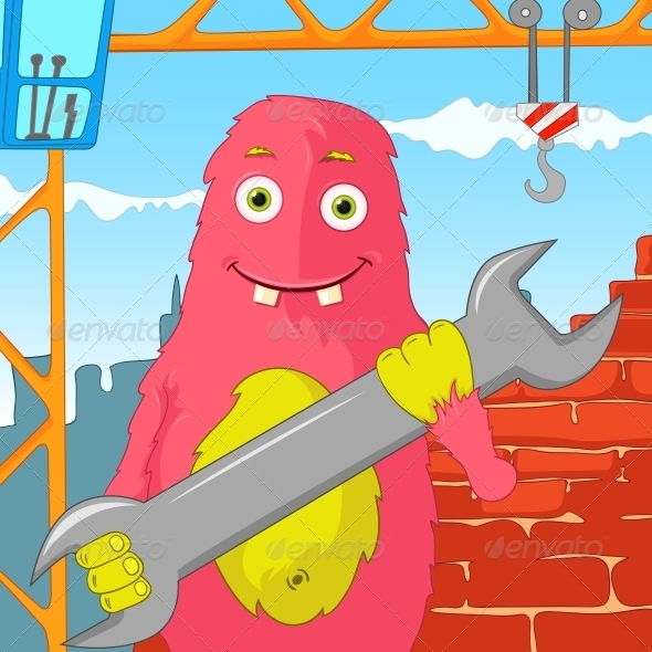 GraphicRiver Funny Monster 3766093 GraphicRiver Funny Monster 3766093