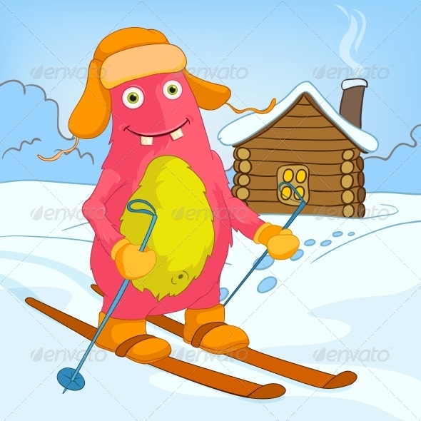 GraphicRiver Funny Monster 3766151 GraphicRiver Funny Monster 3766151