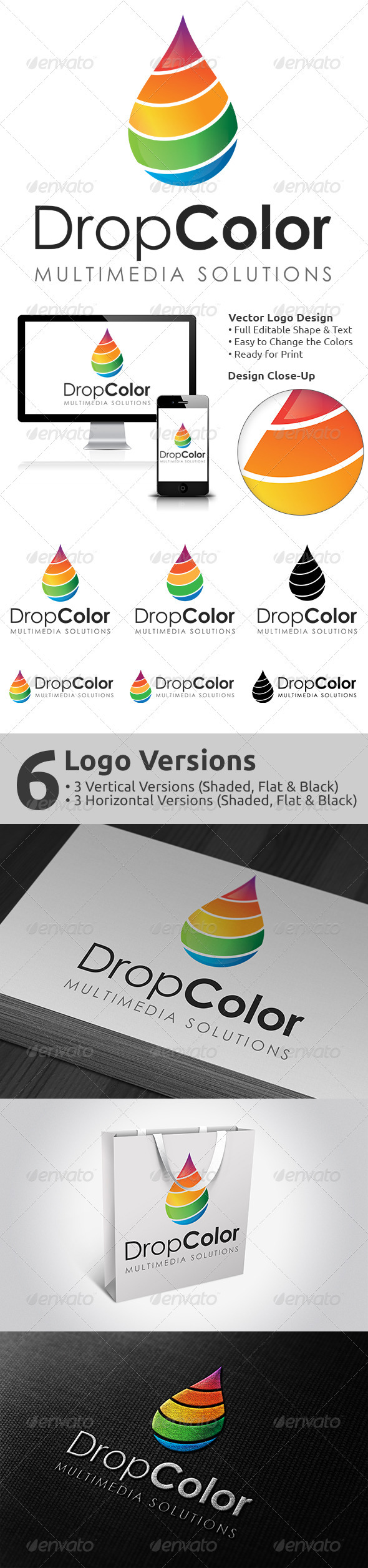 GraphicRiver DropColor Logo Design 3713994 GraphicRiver DropColor Logo Design 3713994