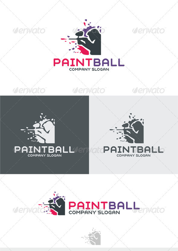 Paintball Logo - Humans Logo Templates