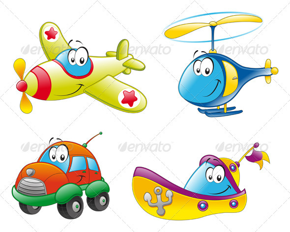 GraphicRiver Family of vehicles 3770337 GraphicRiver Family of vehicles 3770337