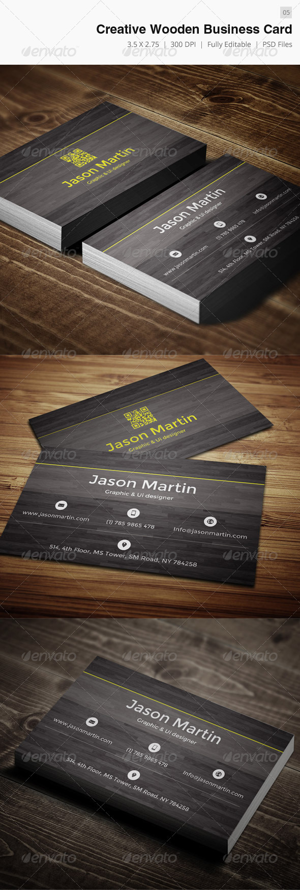 Creative Wooden Business Card - 05 - Creative Business Cards