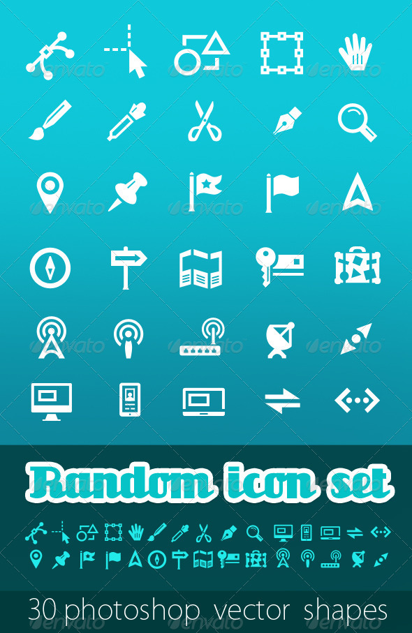 GraphicRiver Random Vector Icon Set 407073 GraphicRiver Random Vector Icon Set 407073