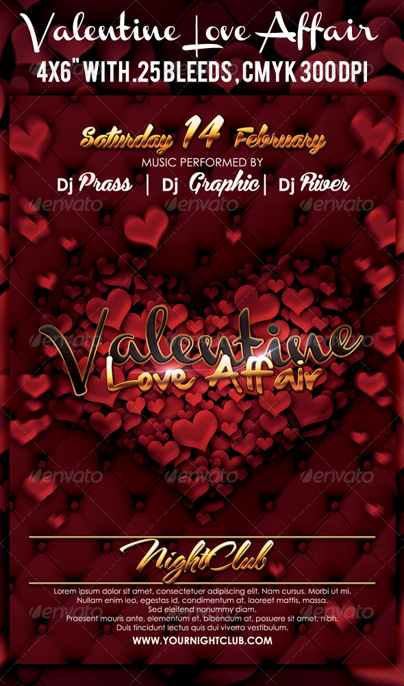 GraphicRiver Valentine Flyer 3572763 GraphicRiver Valentine Flyer 3572763