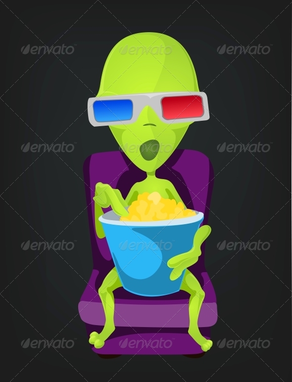 GraphicRiver Funny Alien 3791425 GraphicRiver Funny Alien 3791425