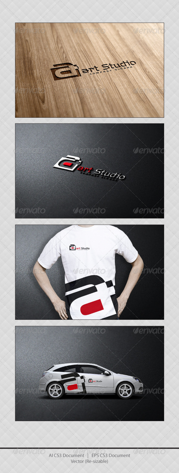 GraphicRiver Art Studio A Logo Template 3704887 GraphicRiver Art Studio A Logo Template 3704887