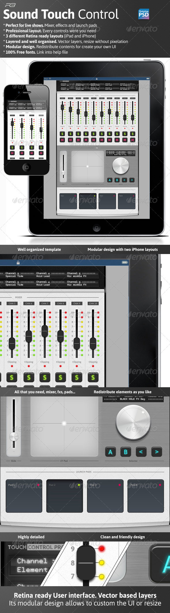 GraphicRiver Sound Touch Control 2992599 GraphicRiver Sound Touch Control 2992599