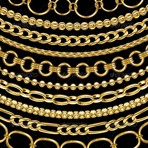 Gold Chain Jewelry - Miscellaneous Brushes