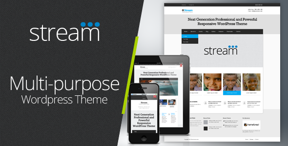 ThemeForest Stream Responsive Multi-Purpose Wordpress Theme 3813897 ThemeForest Stream Responsive Multi-Purpose Wordpress Theme 3813897