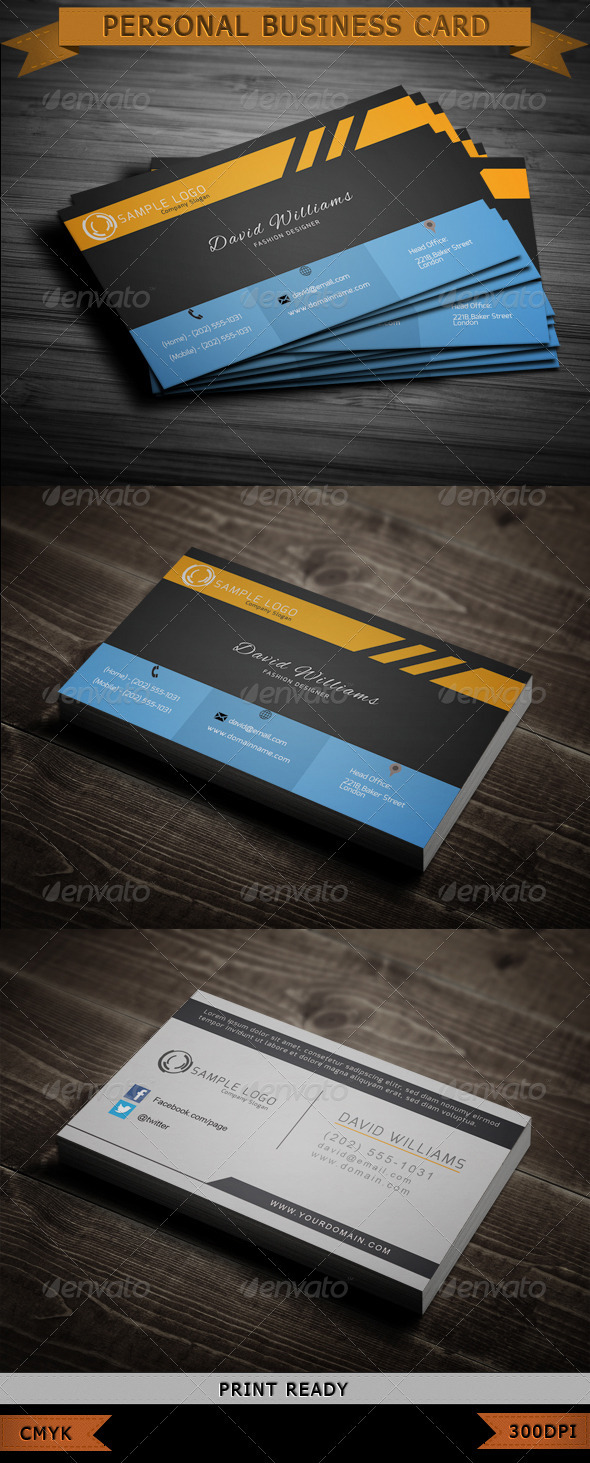 GraphicRiver Fashion Business Card 3709119 GraphicRiver Fashion Business Card 3709119