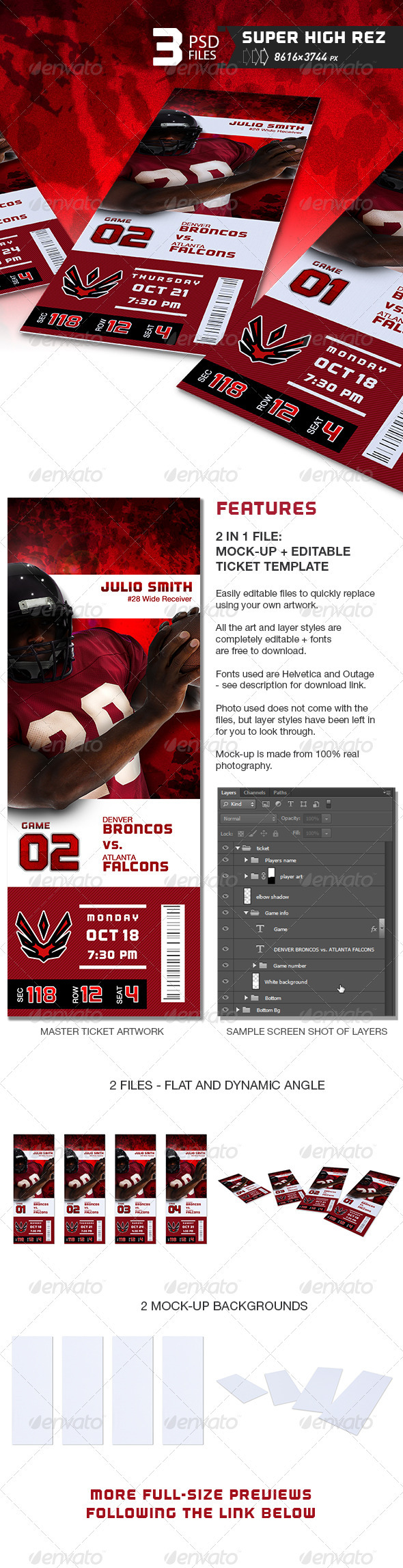 GraphicRiver Event Ticket Template & Mock-Up Combo 2.0 3820788 GraphicRiver Event Ticket Template & Mock-Up Combo 2.0 3820788