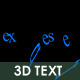 3D text presets