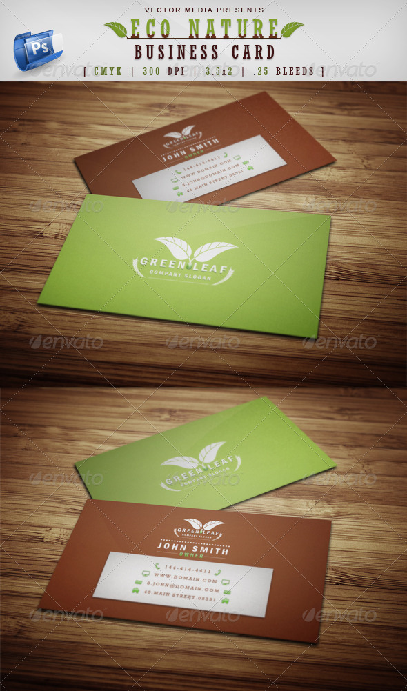 GraphicRiver Eco Nature Business Card 3821770 GraphicRiver Eco Nature Business Card 3821770