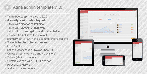 ThemeForest Atina Responsive Admin Template 3825308 ThemeForest Atina Responsive Admin Template 3825308