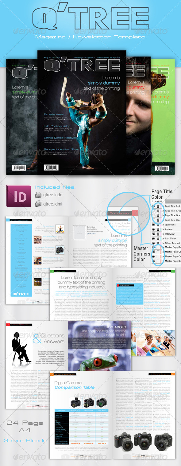Print Templates : InDesign Magazine / Newsletter Template GraphicRiver 411960 - Magazines Print Templates : InDesign Magazine / Newsletter Template GraphicRiver 411960 - Magazines
