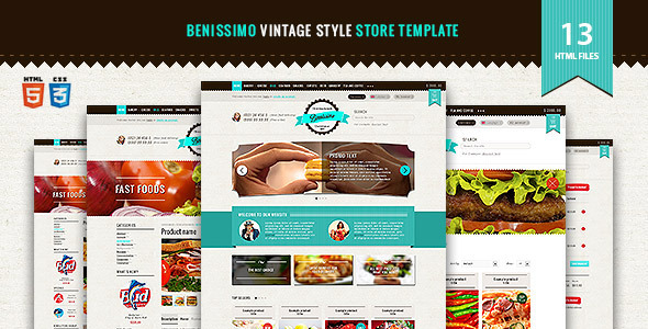 Benissimo â€” HTML5 & CSS3 store template - Food Retail