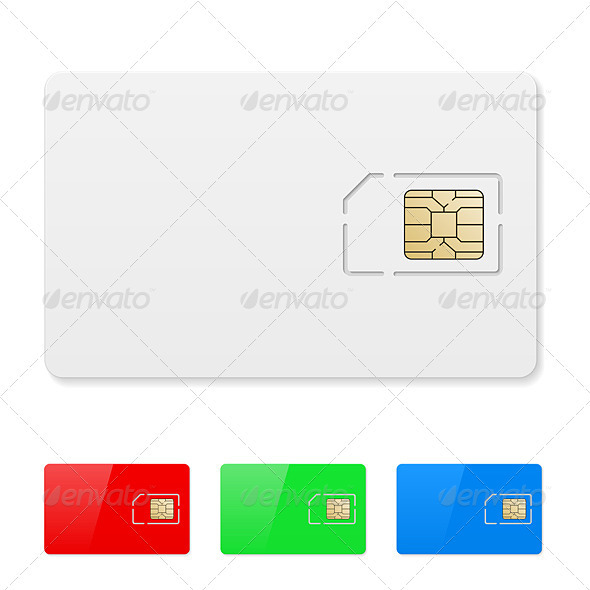 GraphicRiver Blank SIM Card 3841820 GraphicRiver Blank SIM Card 3841820