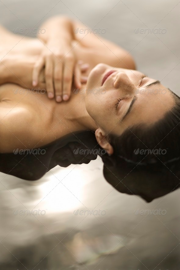 Woman in water - Stock Photo - Images