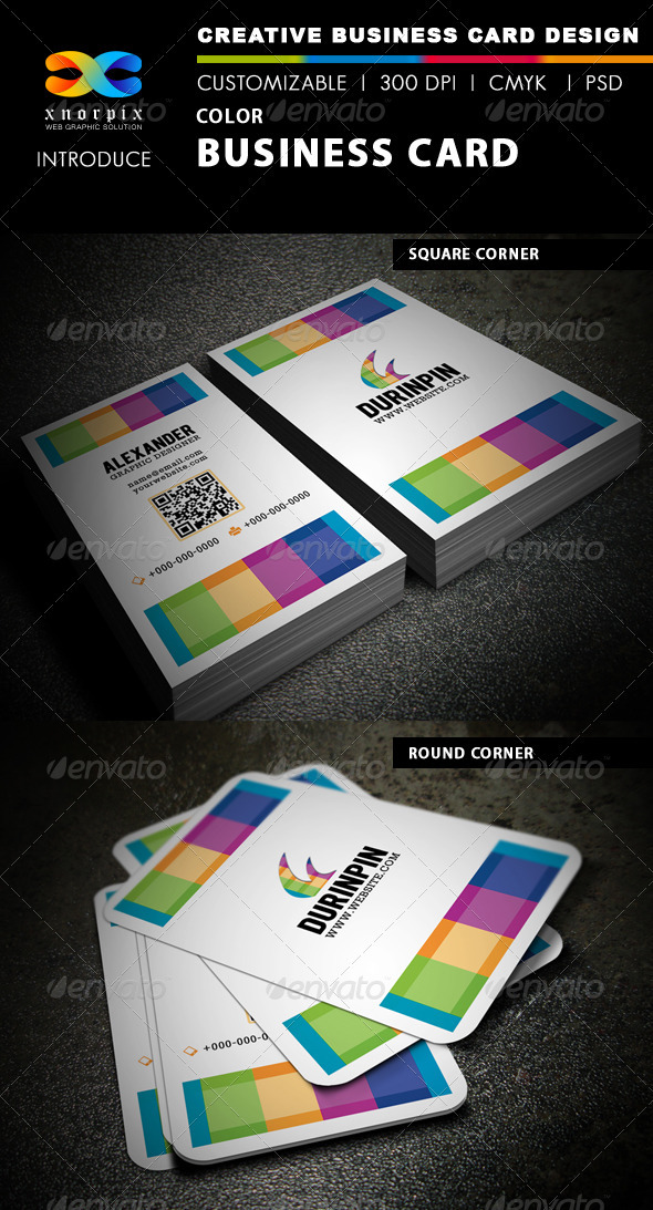 GraphicRiver Color Business Card 3843757 GraphicRiver Color Business Card 3843757
