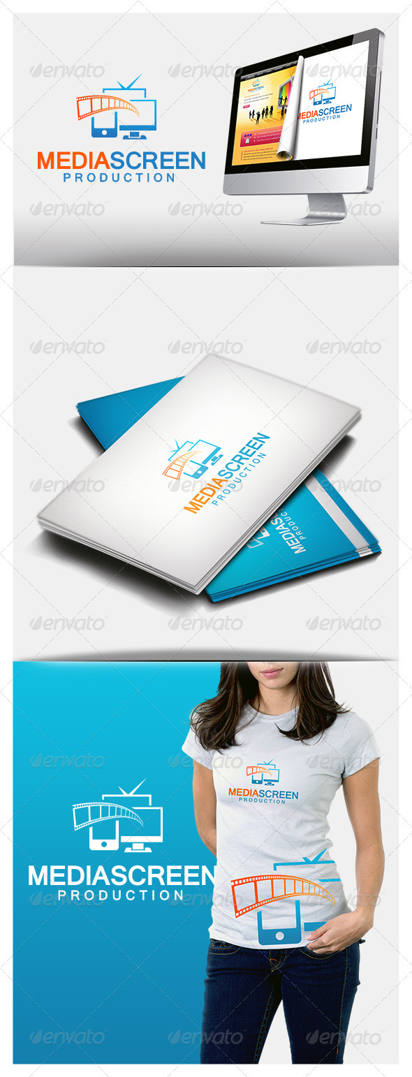 Media Screen Logo - Objects Logo Templates