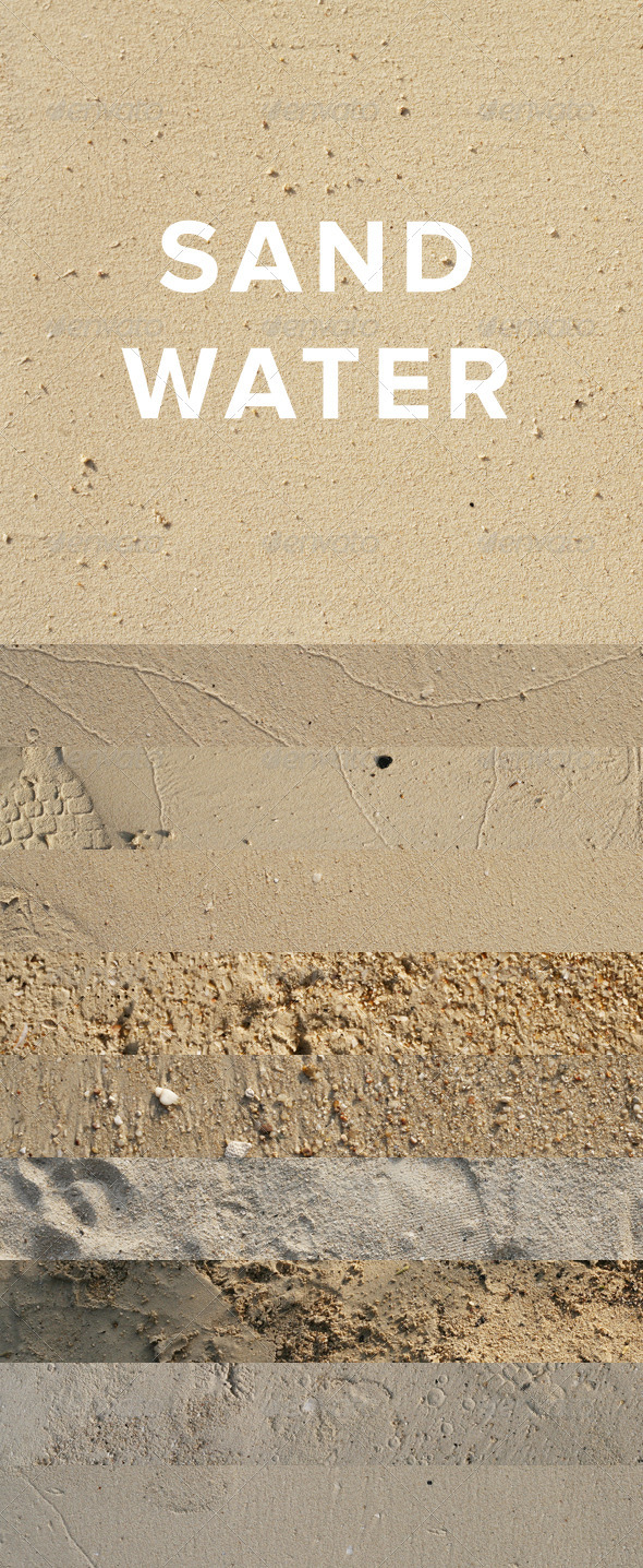 GraphicRiver Sand Water Textures 3776660 GraphicRiver Sand Water Textures 3776660