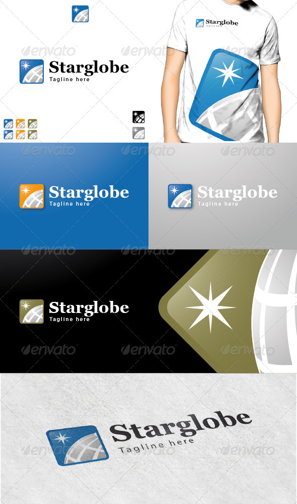 GraphicRiver Starglobe Logo 3729580 GraphicRiver Starglobe Logo 3729580