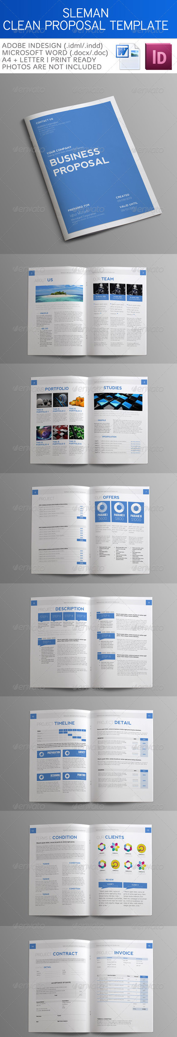 GraphicRiver Sleman Clean Proposal Template 3776815 GraphicRiver Sleman Clean Proposal Template 3776815