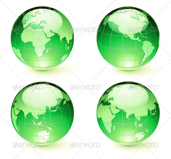 GraphicRiver Globes Set 3851047 GraphicRiver Globes Set 3851047