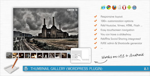 Thumbnail Gallery 1.2 CodeCanyon WordPress Plugin Thumbnail Gallery 1.2 CodeCanyon WordPress Plugin