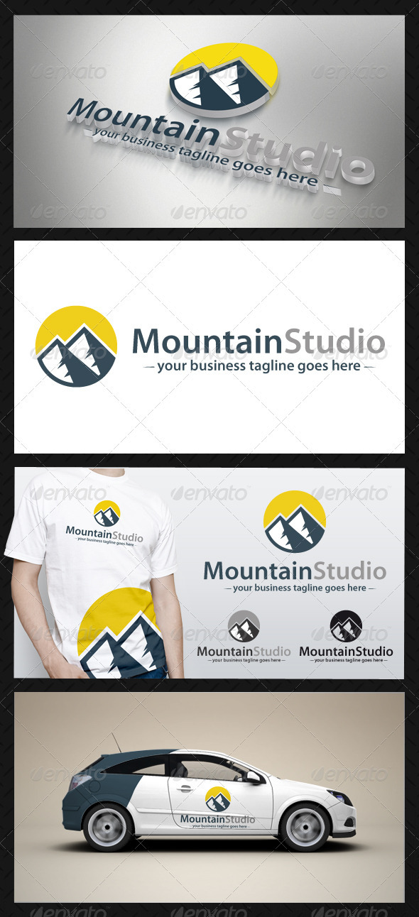 GraphicRiver Mountain Studio Logo Template 3860931 GraphicRiver Mountain Studio Logo Template 3860931